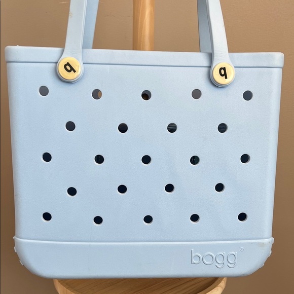 Bogg Baby Medium Bag Light Sky Blue Tote Bag with Insert Bag - Picture 2 of 11